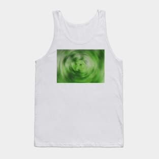 Green Circular Blur Tank Top